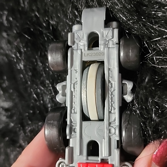 Monster Truck and Race Car Toy Set - Blue, Yellow, Gray. VINTAGE. - Picture 8 of 16